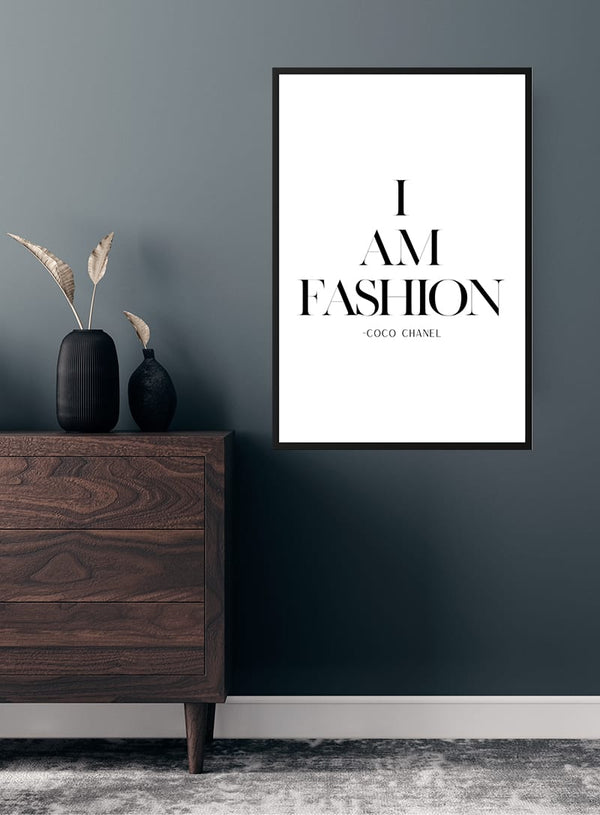 I AM FASHION poster