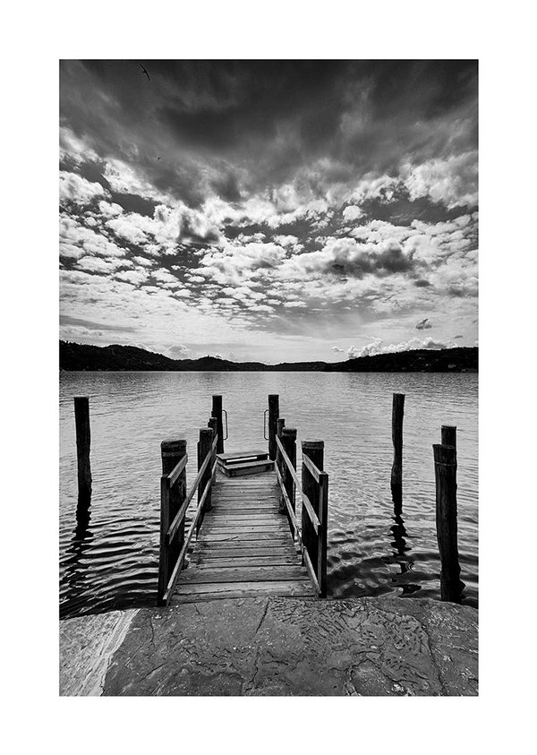 Badebro ved sø 2 poster