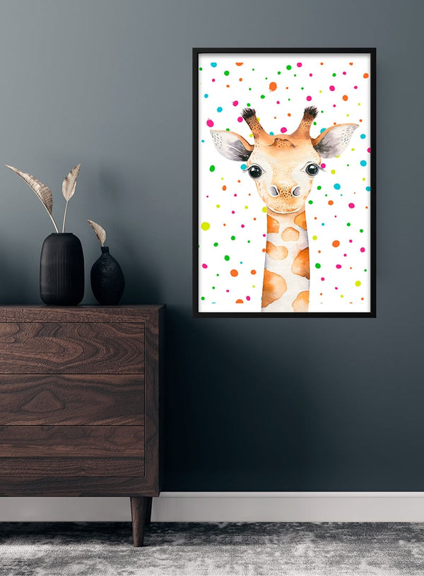 Sød giraf poster til børn