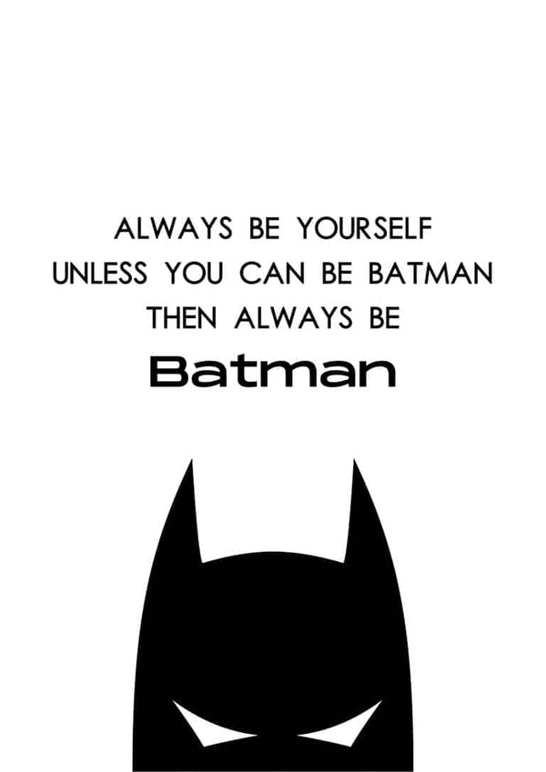 Batman poster til børn