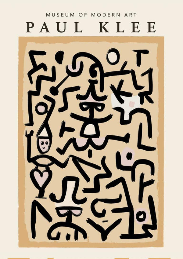 Paul Klee kunst poster til stuen