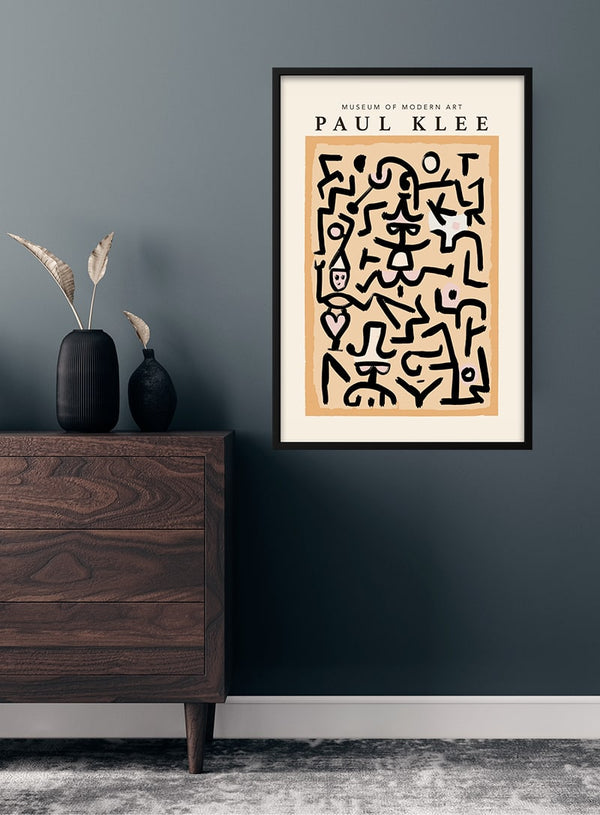 Paul Klee kunst poster til stuen