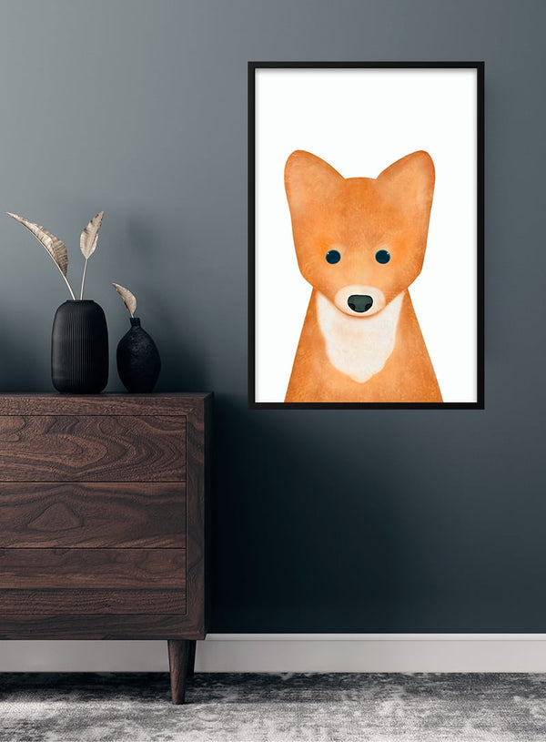 Sød ræv poster til børn