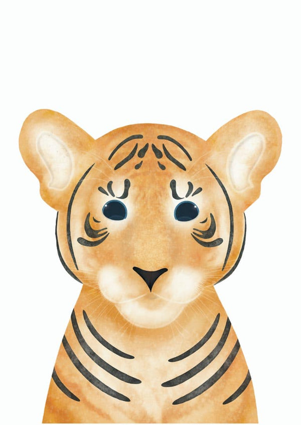 Sød tiger poster til børn