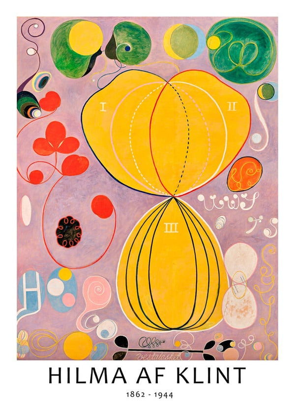 HILMA AF KLINT - THE TEN LARGEST, ADULTHOOD, NO. 7 PLAKAT