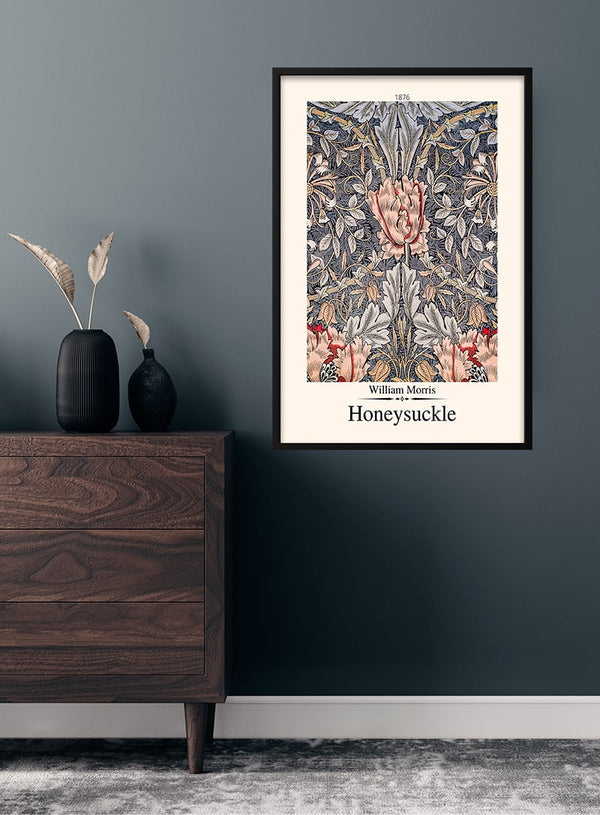 William Morris - Honeysuckle poster