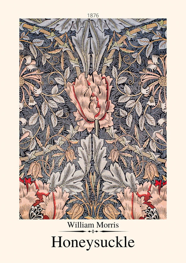 William Morris - Honeysuckle poster