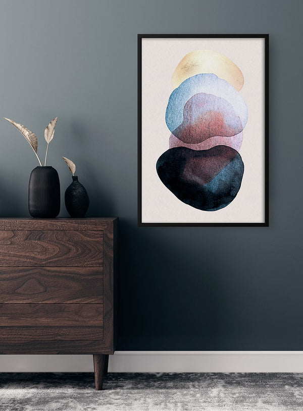 Watercolor Shapes poster