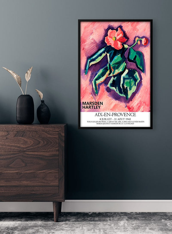 Pink Begonias - Marsden Hartley poster