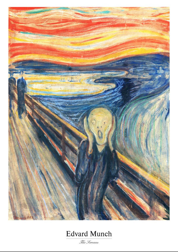 Edvard Munch - The Scream Poster