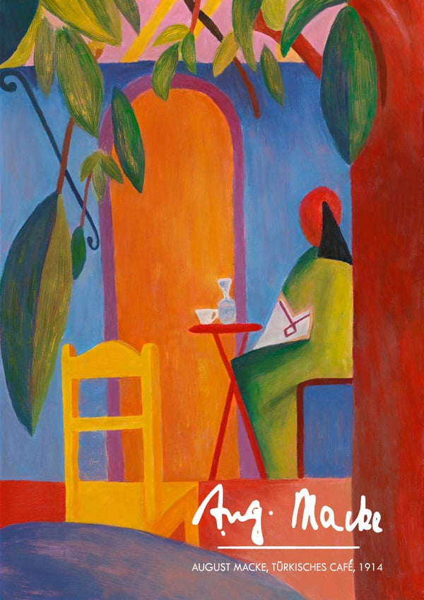 August Macke - Türkisches Café Poster