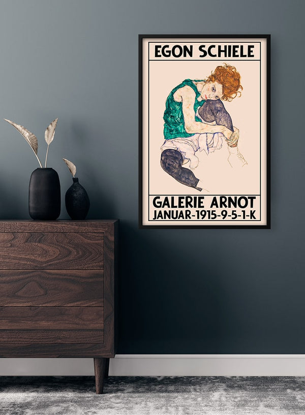 Egon Schiele - Galerie Arnot 1915 Poster