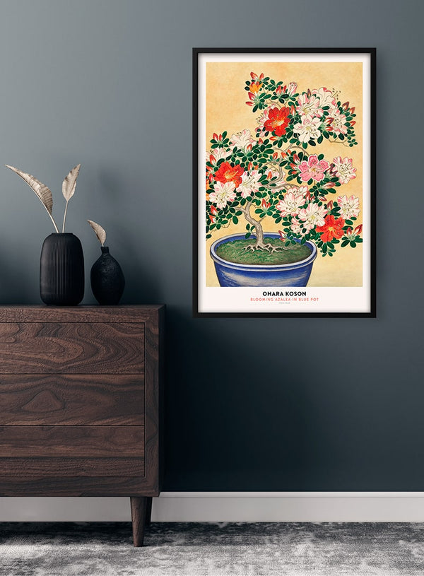 Ohara Koson - Blooming Azalea Poster
