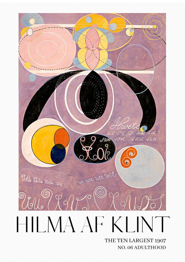 Hilma af Klint - Adulthood No. 6 Poster