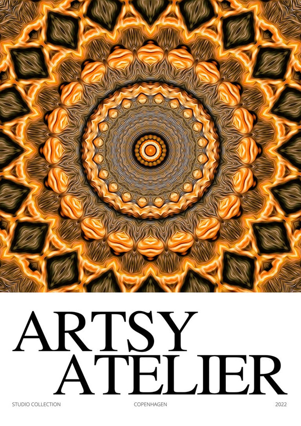 Hypnotische Sonne Poster