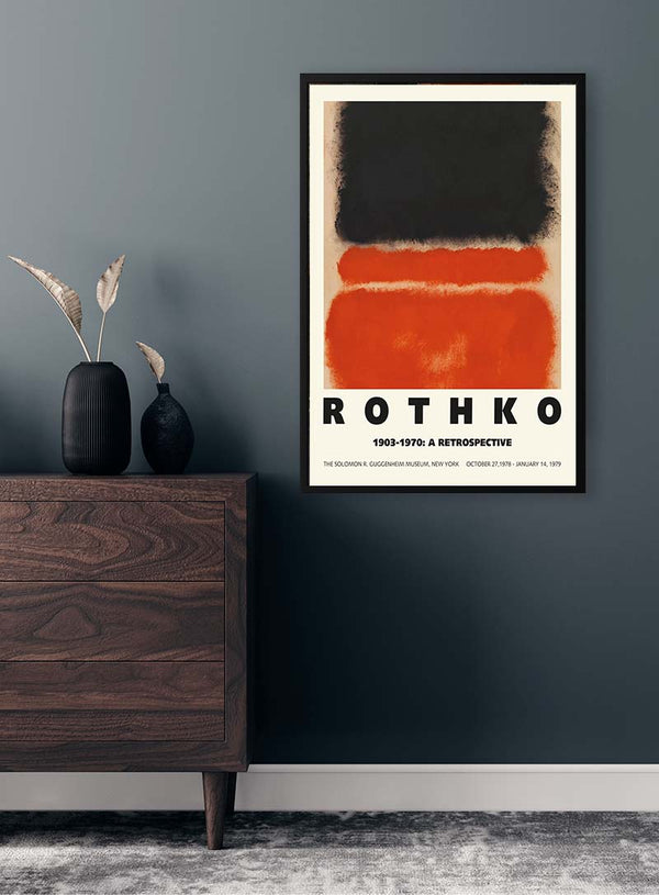 A Retrospective - Mark Rothko Poster