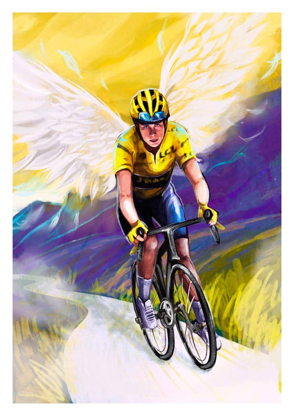 Jonas Vingegaard von Danii Steinfeldt Poster