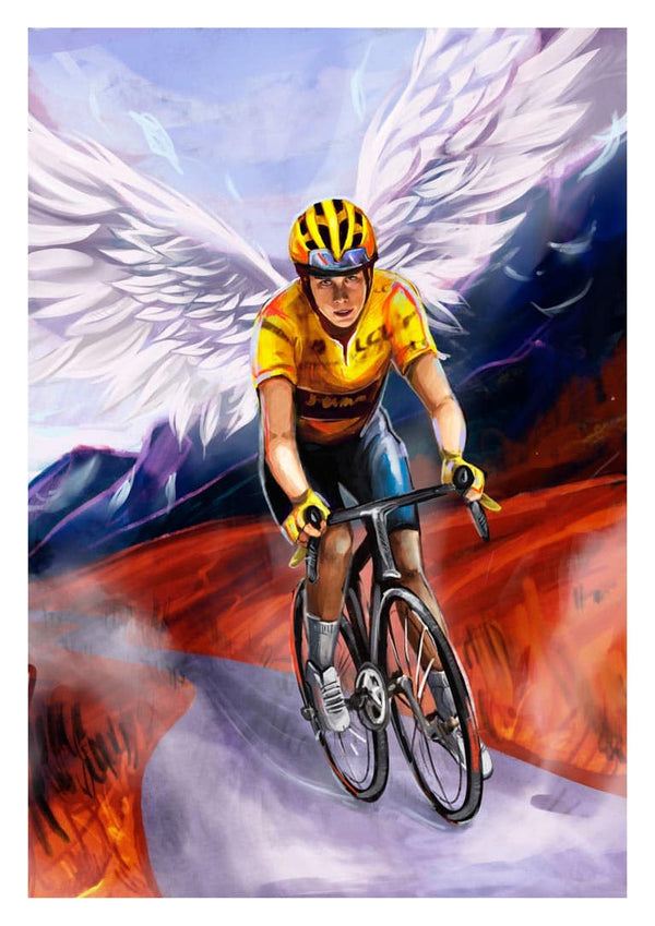 Jonas Vingegaard von Danii Steinfeldt Poster