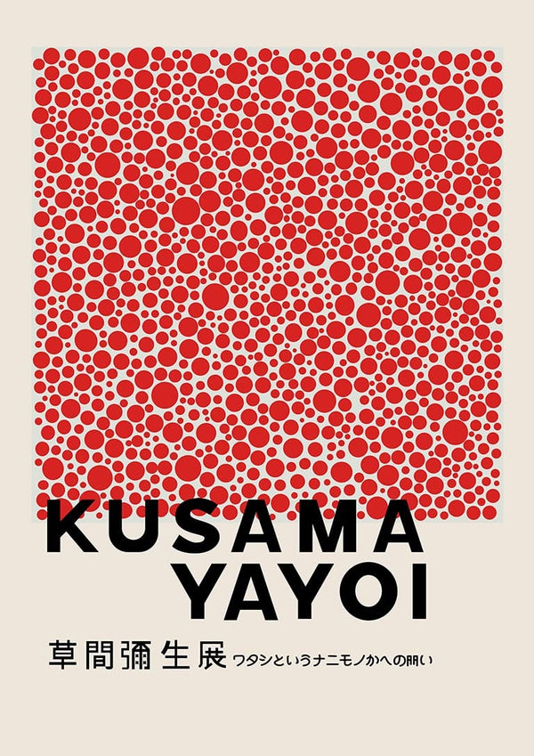 Yayoi Kusama - Red Dots Poster