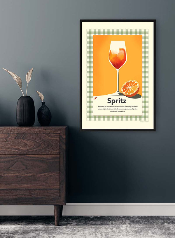 Spritz-Retro-Druck