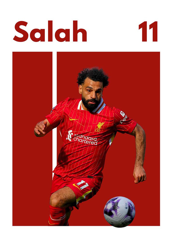 Salah Liverpool Football Poster