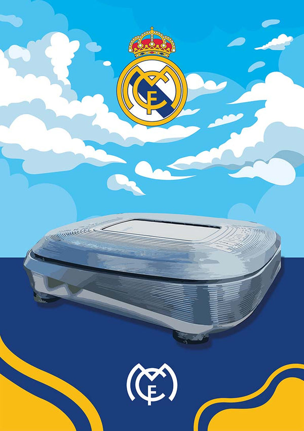Santiago Bernabeu Real Madrid Football Poster