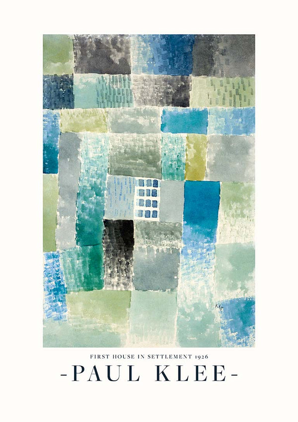 First House in a Settlement 1926 - Paul Klee