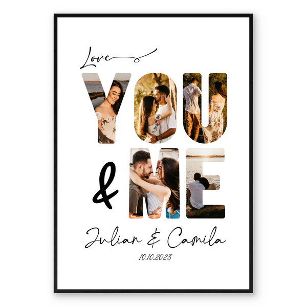 You & Me - Personalized Poster
