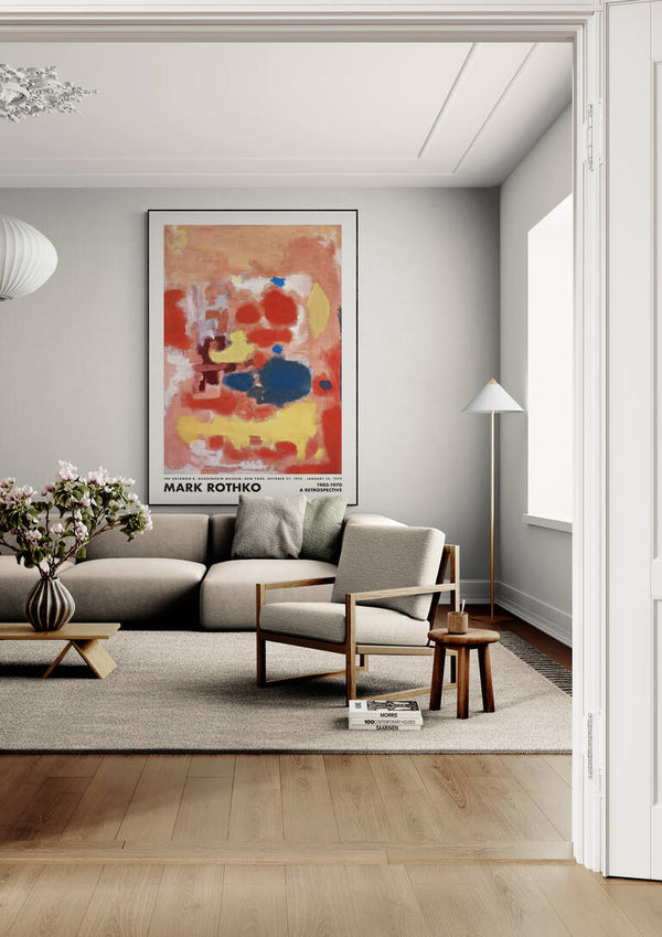 Rothko Yellow on Orange