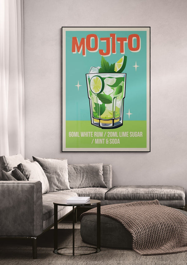 Mojito Cocktaill - Wallchart