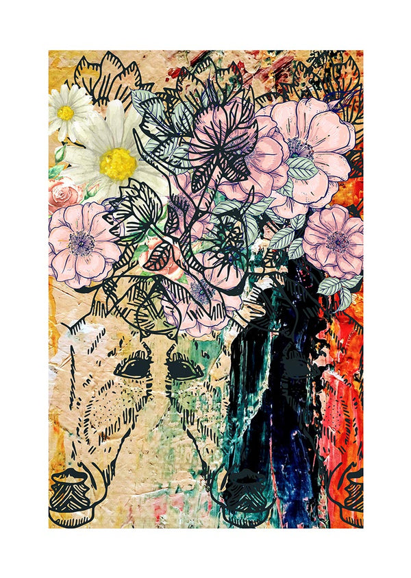 Flowers and colors poster