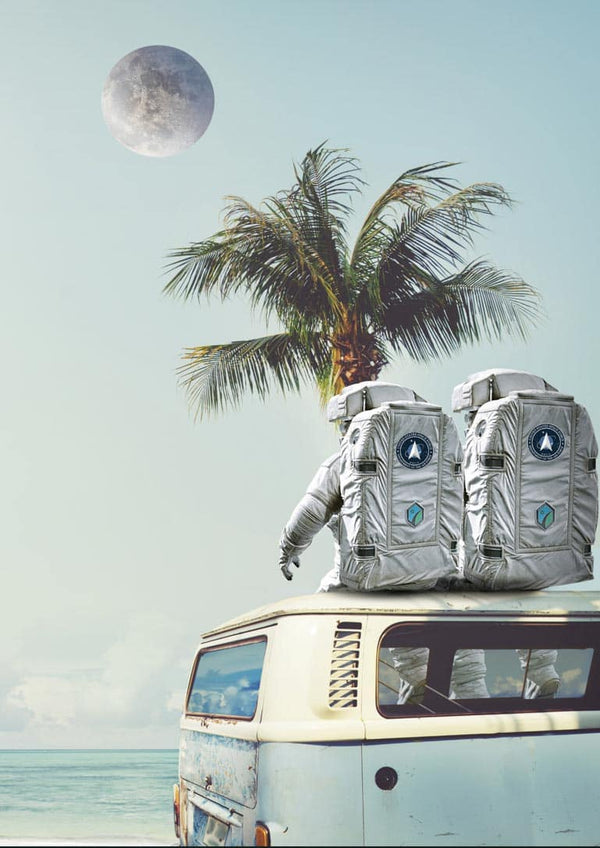 Astronauten machen eine Pause 2 Poster