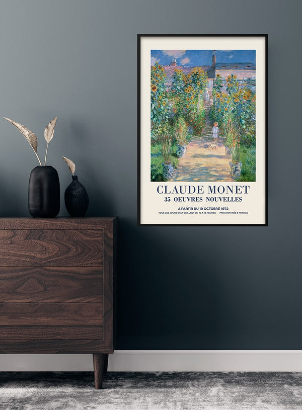 Claude Monet kunstenerens have poster