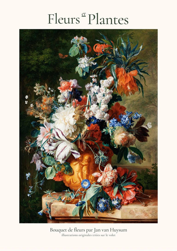 Bouquet of Flowers by Jan van Huysum Poster