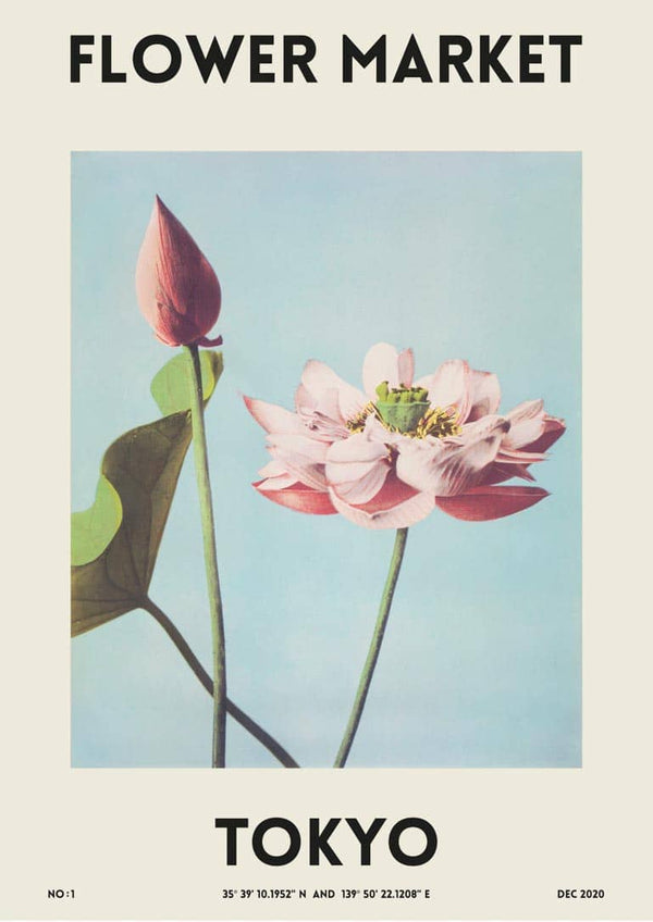 Flower Market - Tokyo poster
