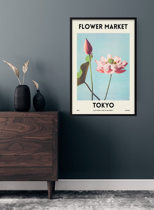 Flower Market - Tokyo poster