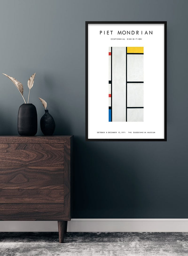 Piet Mondrian exhibition poster