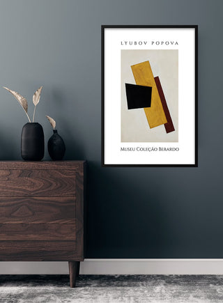 Lyubov Popova exhibition poster