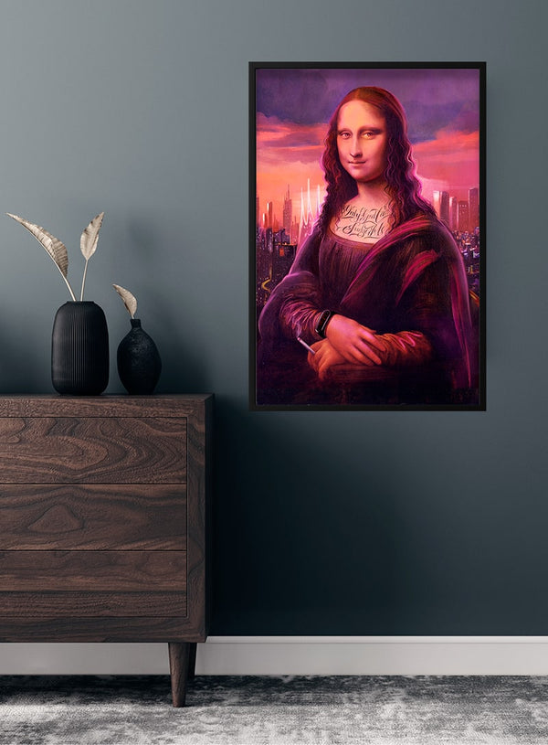 Modern day Mona Lisa poster