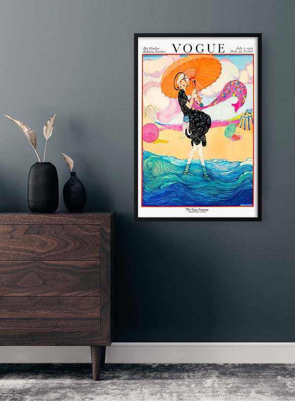 Vintage Magazine Cover poster