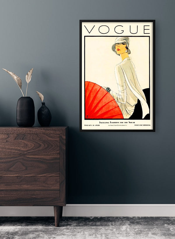 Vintage Magazine Cover poster