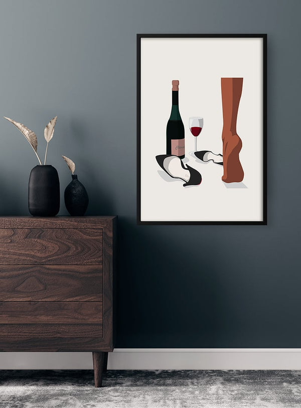 Wine and Design Retro poster