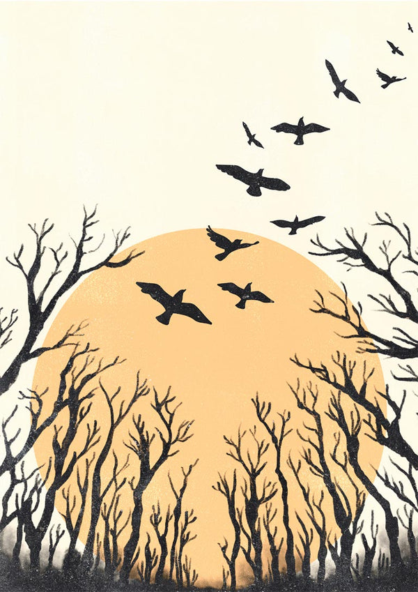 Birds Flying Poster