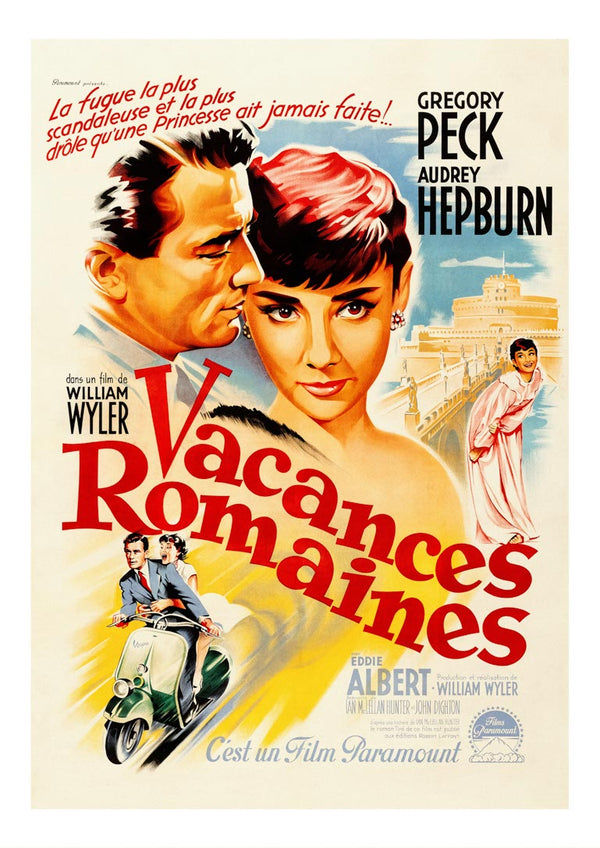 Aydrey Hepburn - Vacances Romaines Poster