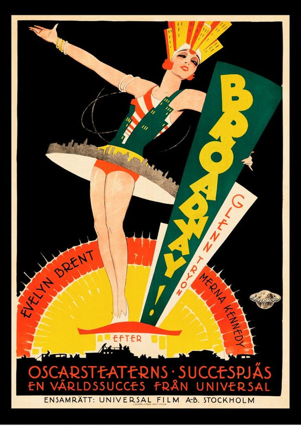 Broadway Vintage Poster