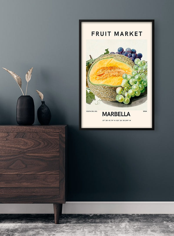 Fruit Market - Marbella Poster