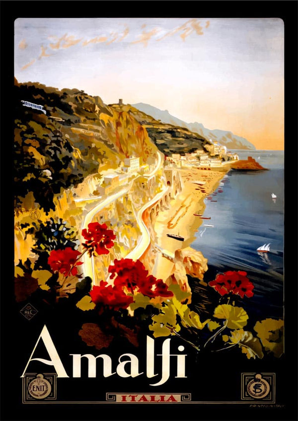 Amalfi Vintage Poster