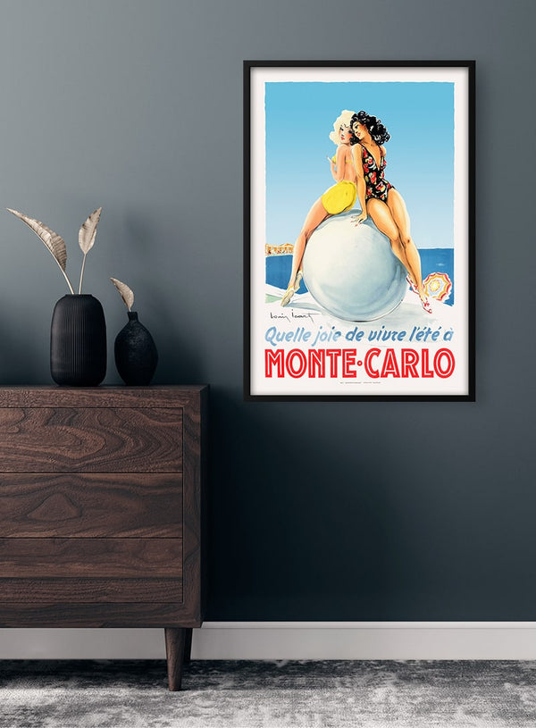 Monte Carlo Vintage Poster