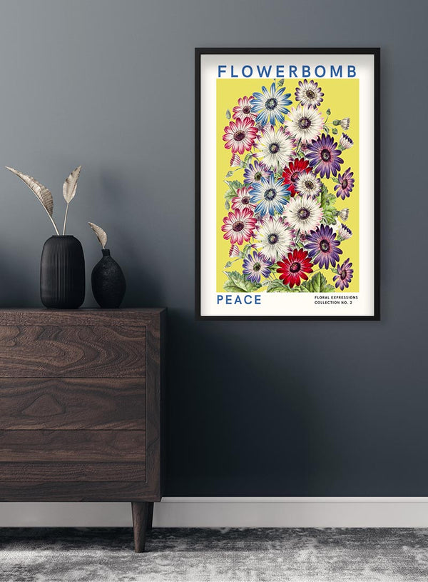 Flowerbomb - Peace Poster