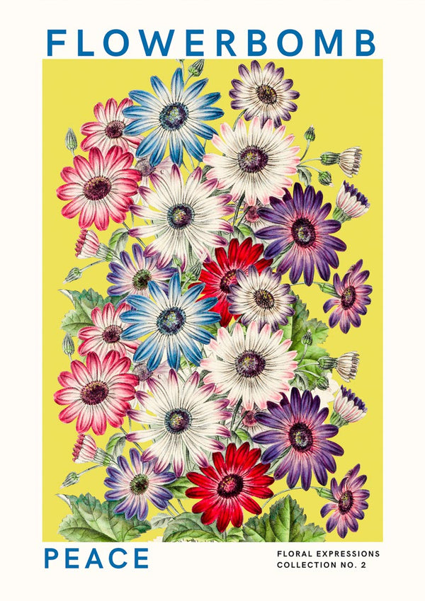 Flowerbomb - Peace Poster